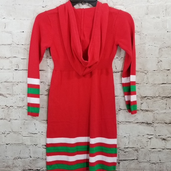 J Khaki Long Sleeve Knit Sweater Dress for Girls - Picture 2 of 3